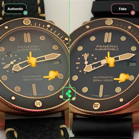 fake panerai carbotech vs real|real vs false panerai dial.